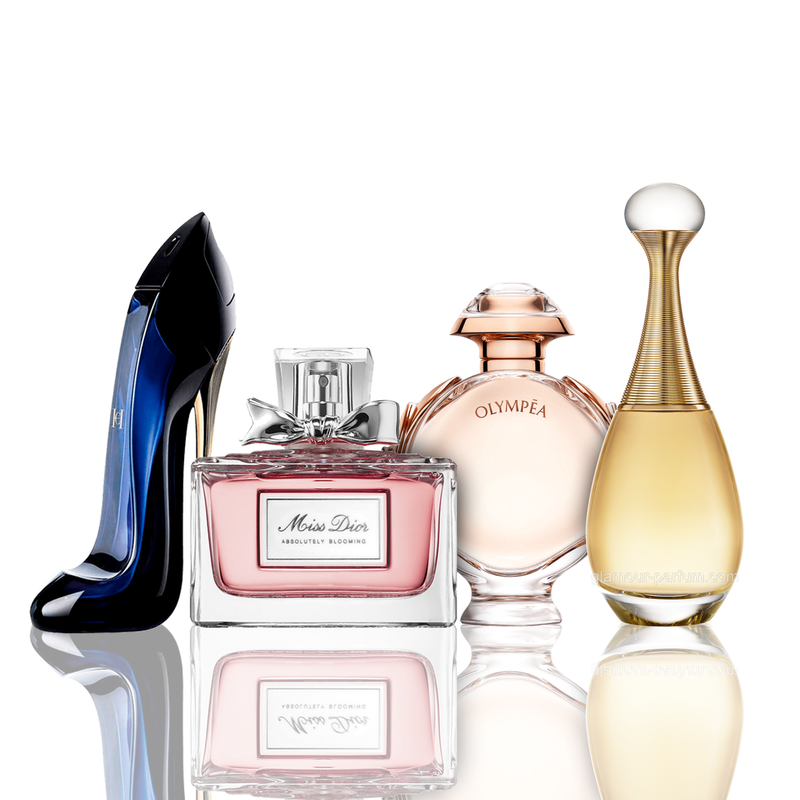 Combo 4 Perfumes - Miss Dior + J'adore + Good Girl + Olympéa 100ML