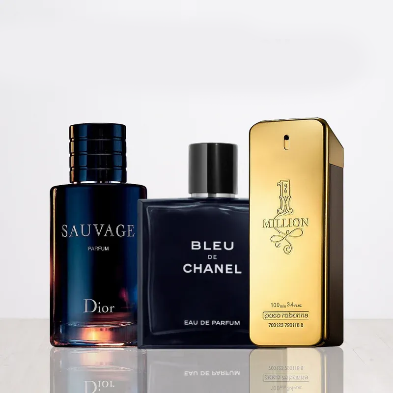 Combo 3 Perfumes - Sauvage Dior + One Million + Bleu de Chanel 100ML