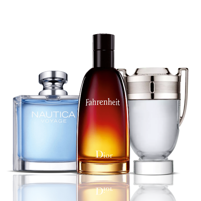 Combo 3 Perfumes - Nautica + Fahrenheit + Invictus 100ML