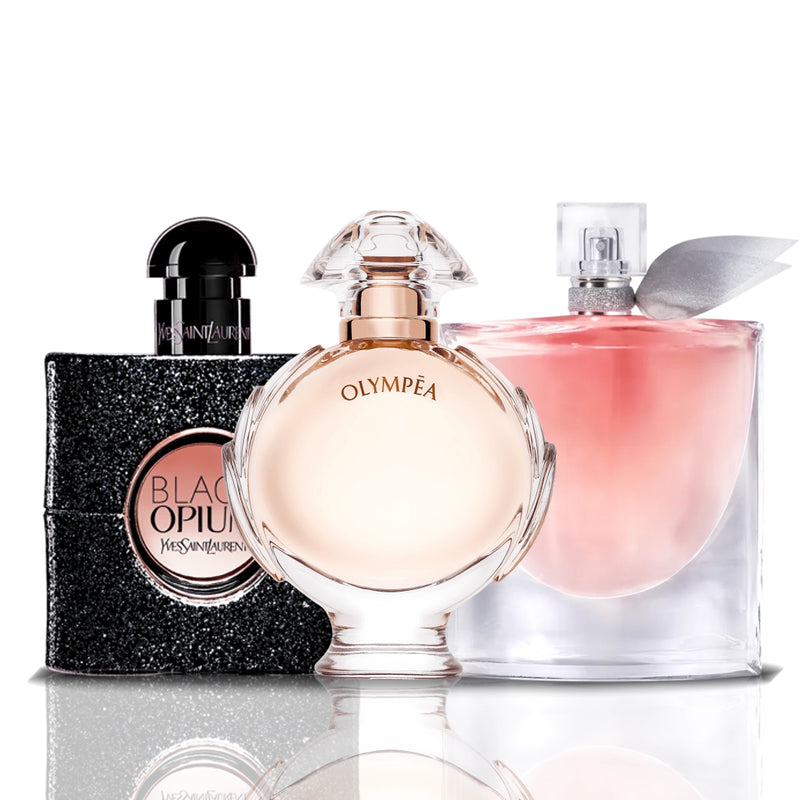 Combo 3 Perfumes - Black Opium + Olympea + La Vie Est Belle 100ML