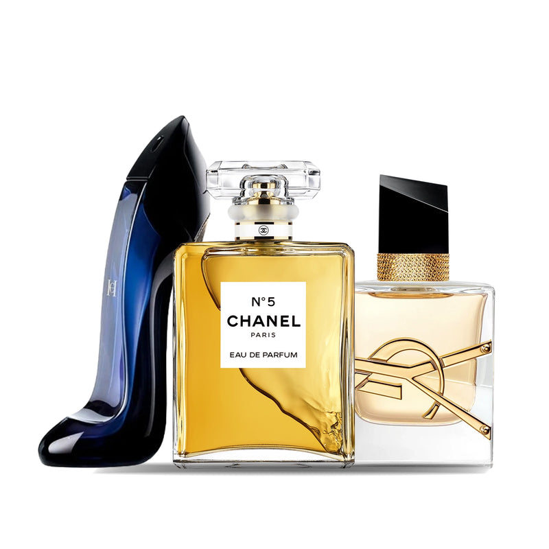 Combo 3 Perfumes - Good Girl + Libre + Chanel Nº 5 -  100ML